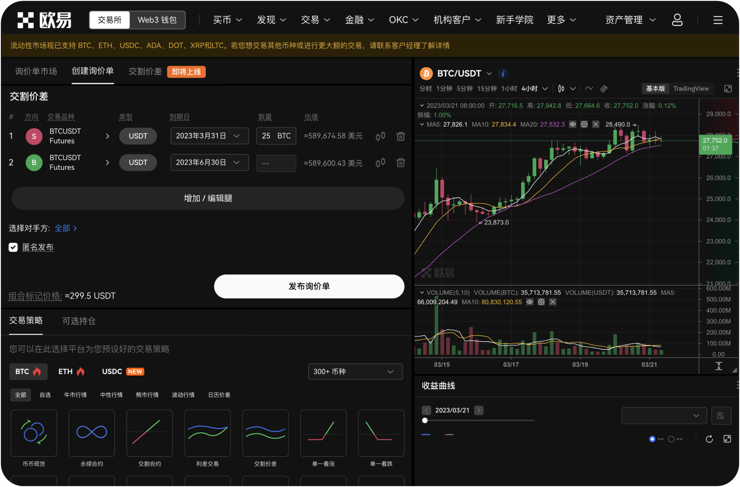 OKX是否支持使用TradingView图表进行交易